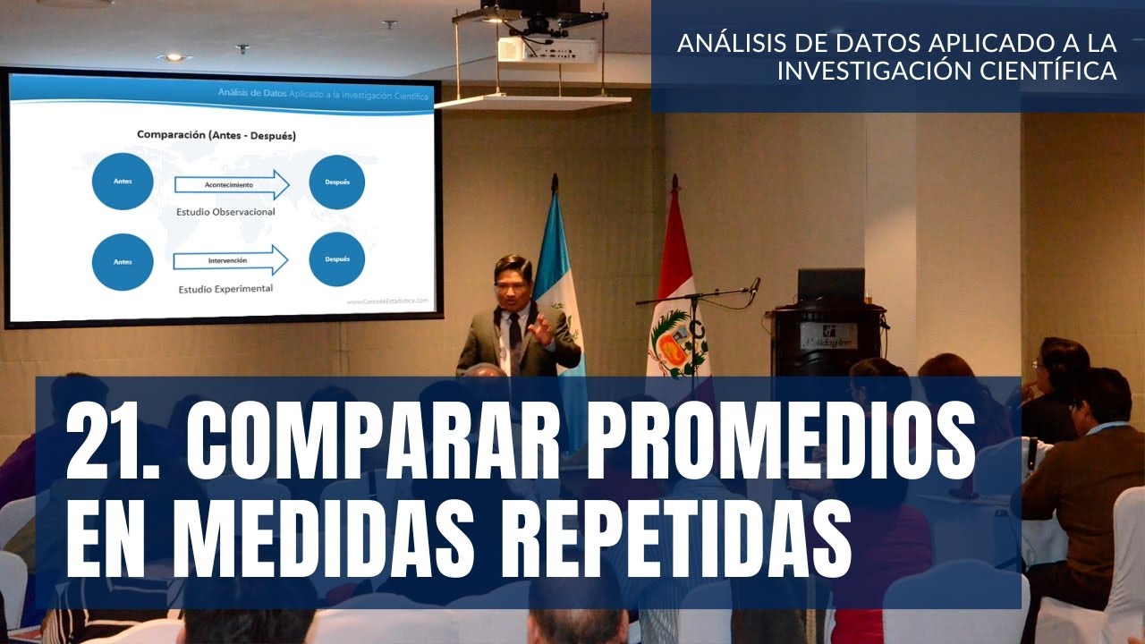 21. Comparar promedios en medidas repetidas | Curso de Estadística