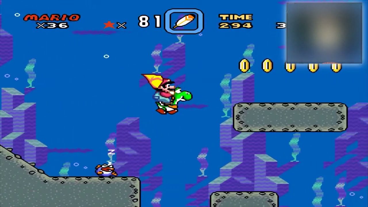 Super Mario World #08 (PT-BR) - Donut Secret 1 (Secret Exit) - SNES - Super Nintendo - HD