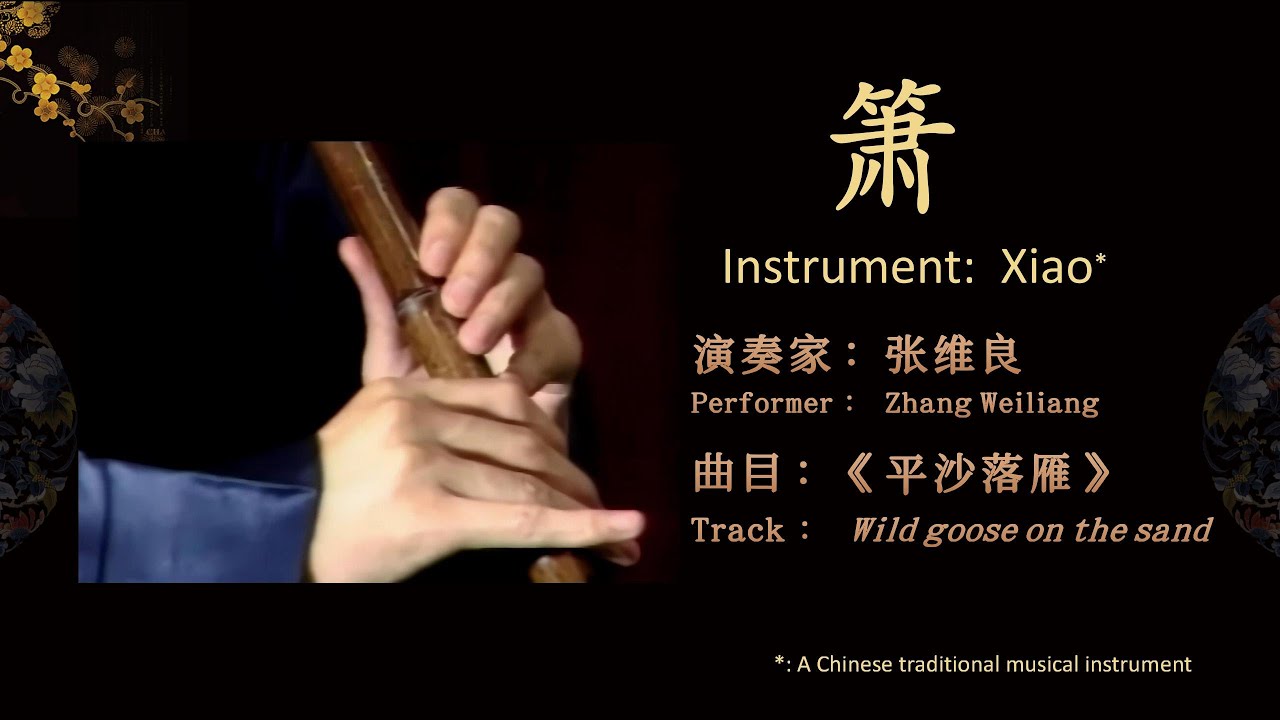 【中国民乐.箫】张维良《平沙落雁》【 Chinese Folk instrumental music. Xiao 】 Zhang Weiliang's“Wild goose on the sand”