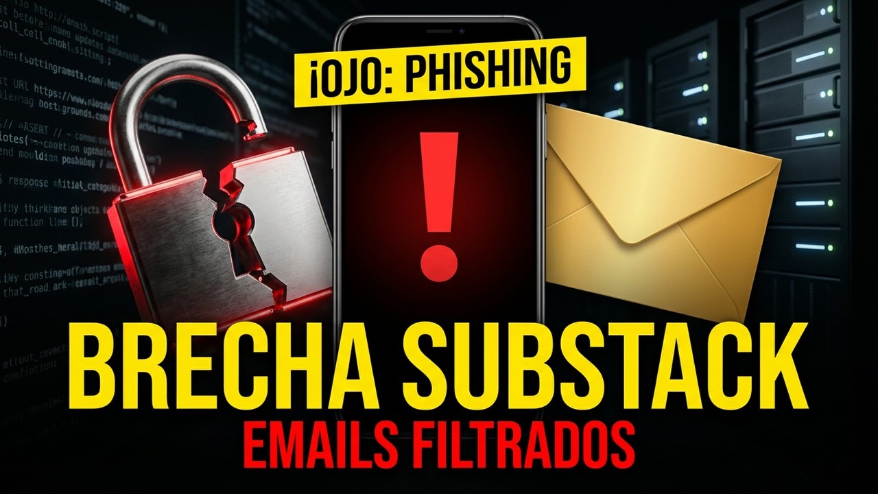 Cómo protegerte del phishing tras la filtración de Substack