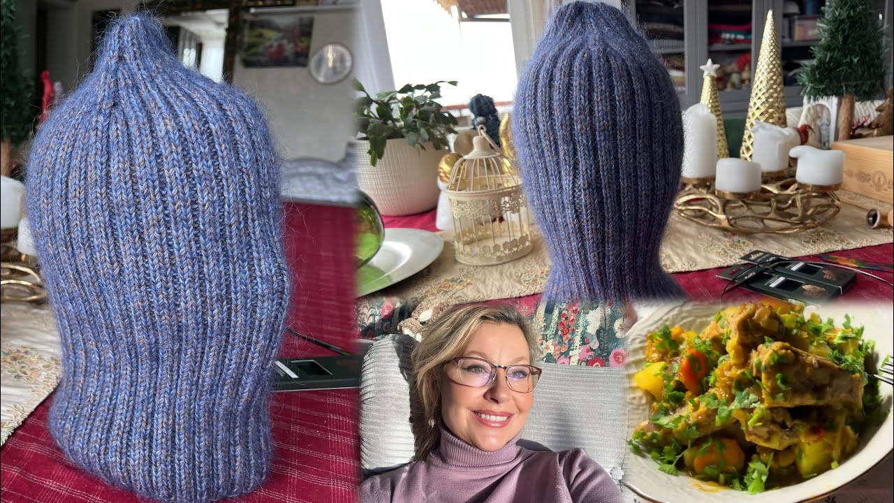 29 января 2026 г.Не могу но делаю 🤷‍♀️Шапочку вяжу для Паши 🧶И она уже готова 💂🏻‍♀️