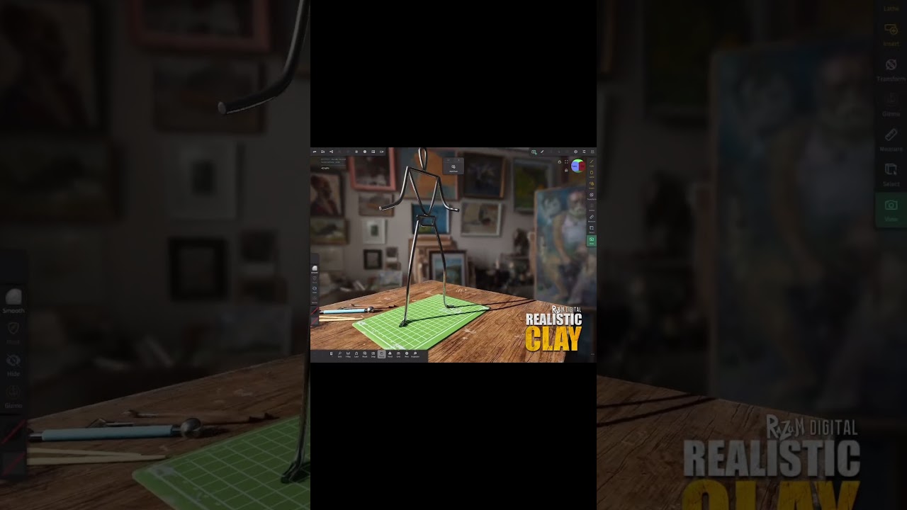 RaZuM digital Clay for IOS and Android is here! #clay #ipad #nomadsculpt