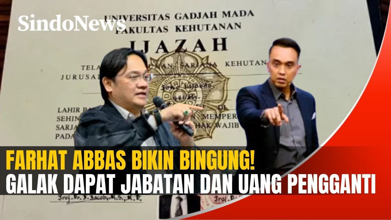 Farhat Abbas Bikin Bingung Satu Studio! Sebut Roy Suryo Cs Galak Demi Mimpi Jabatan & Uang Pengganti