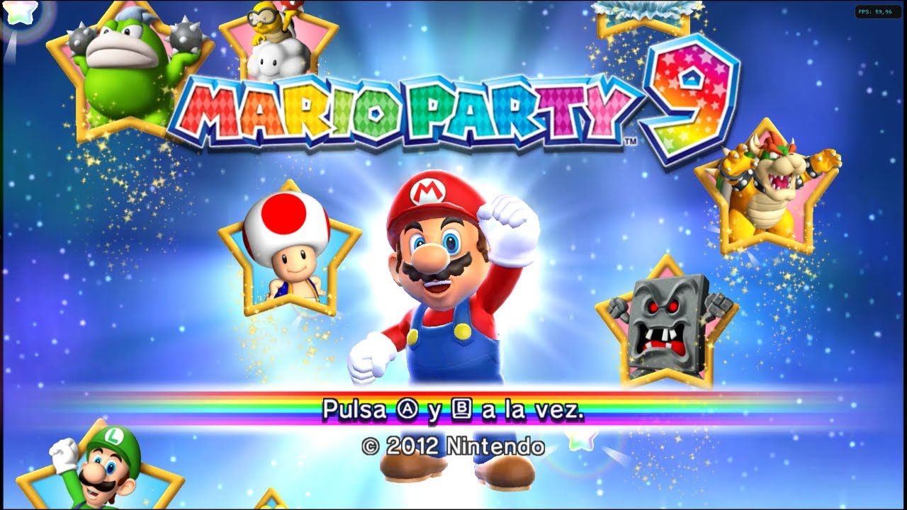 Mario Party 9 (Español) de Nintendo Wii con el emulador Dolphin. Gameplay modo individual