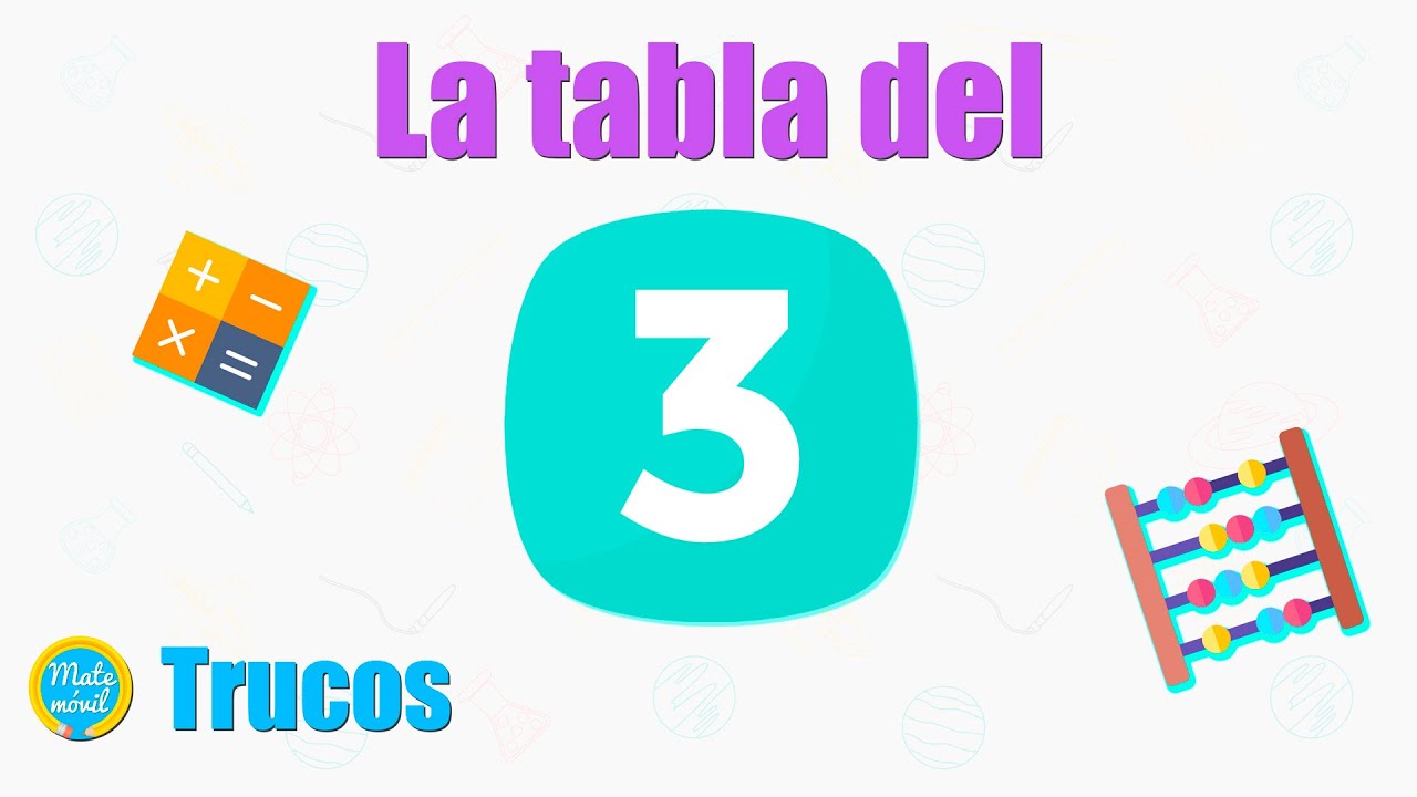 Truco para aprender la tabla del 3