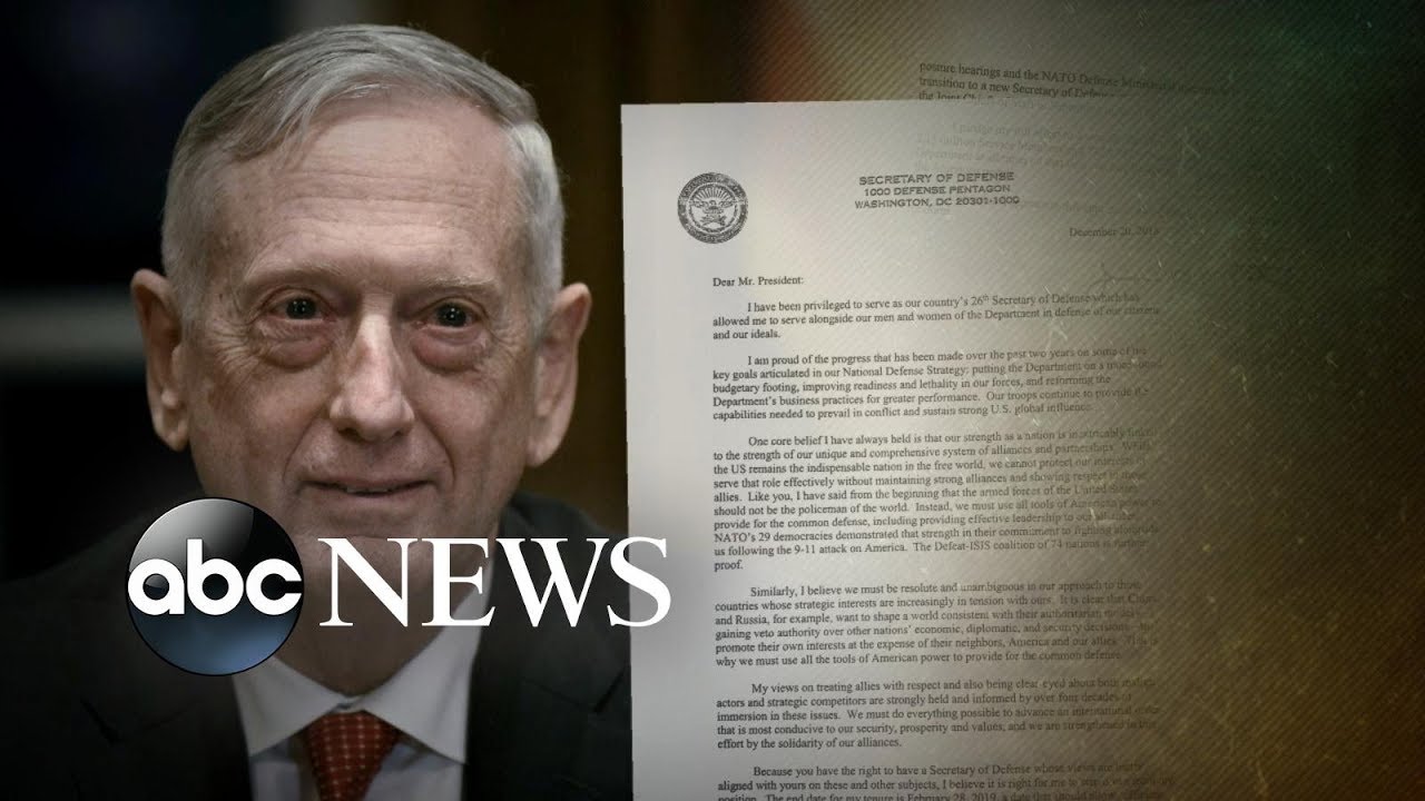 Defense Secretary James Mattis to retire