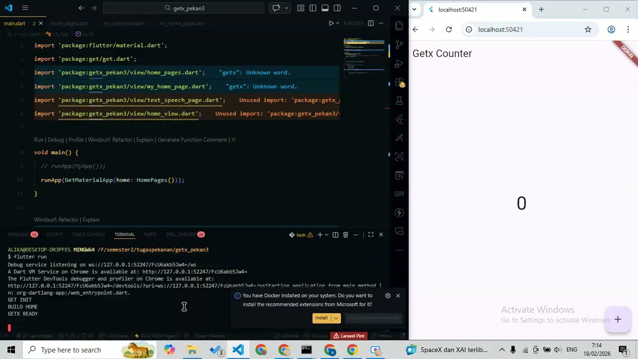 05. State Management Flutter Getx | Workers | part 5