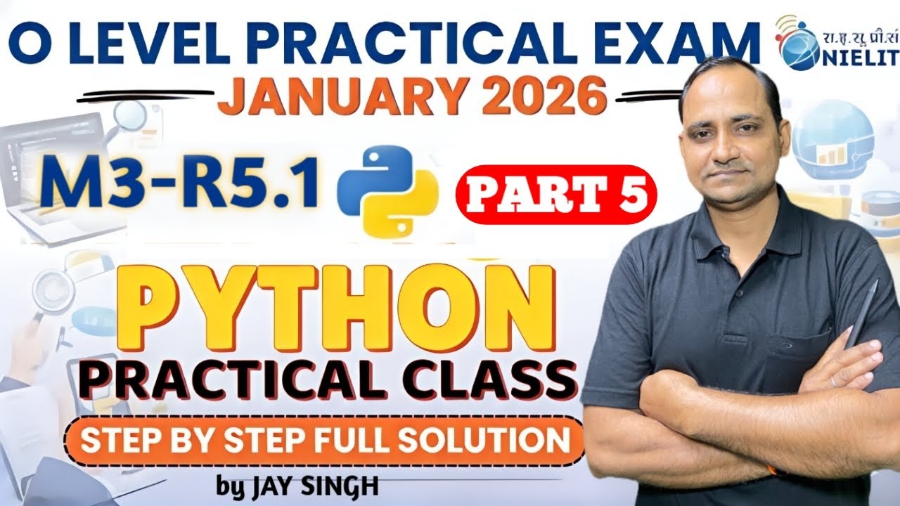 O Level Practical Paper 2026 | O Level Python Practical Marathon Class | O Level Marathon Class