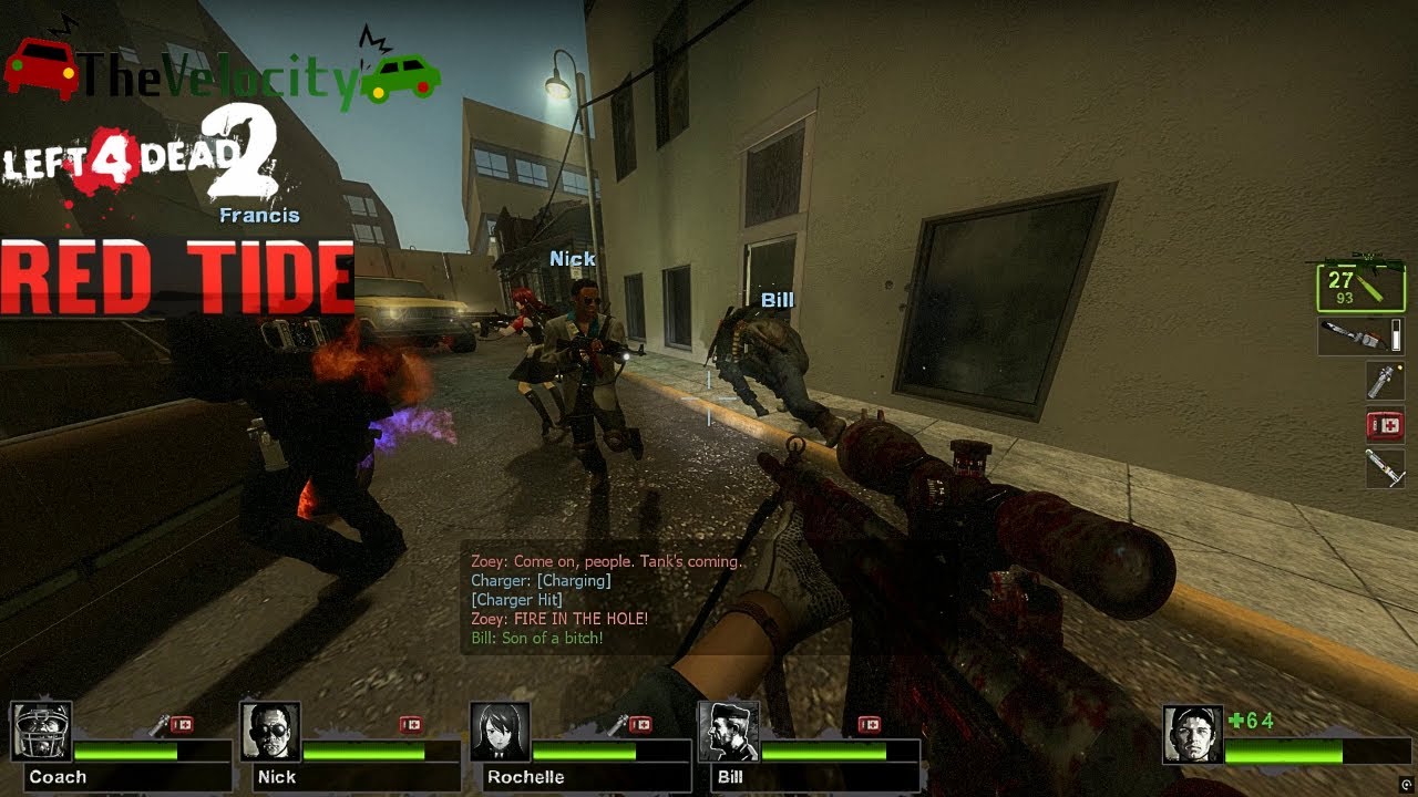 Left 4 Dead 2 | Red Tide (Full edited playthrough + Mods)