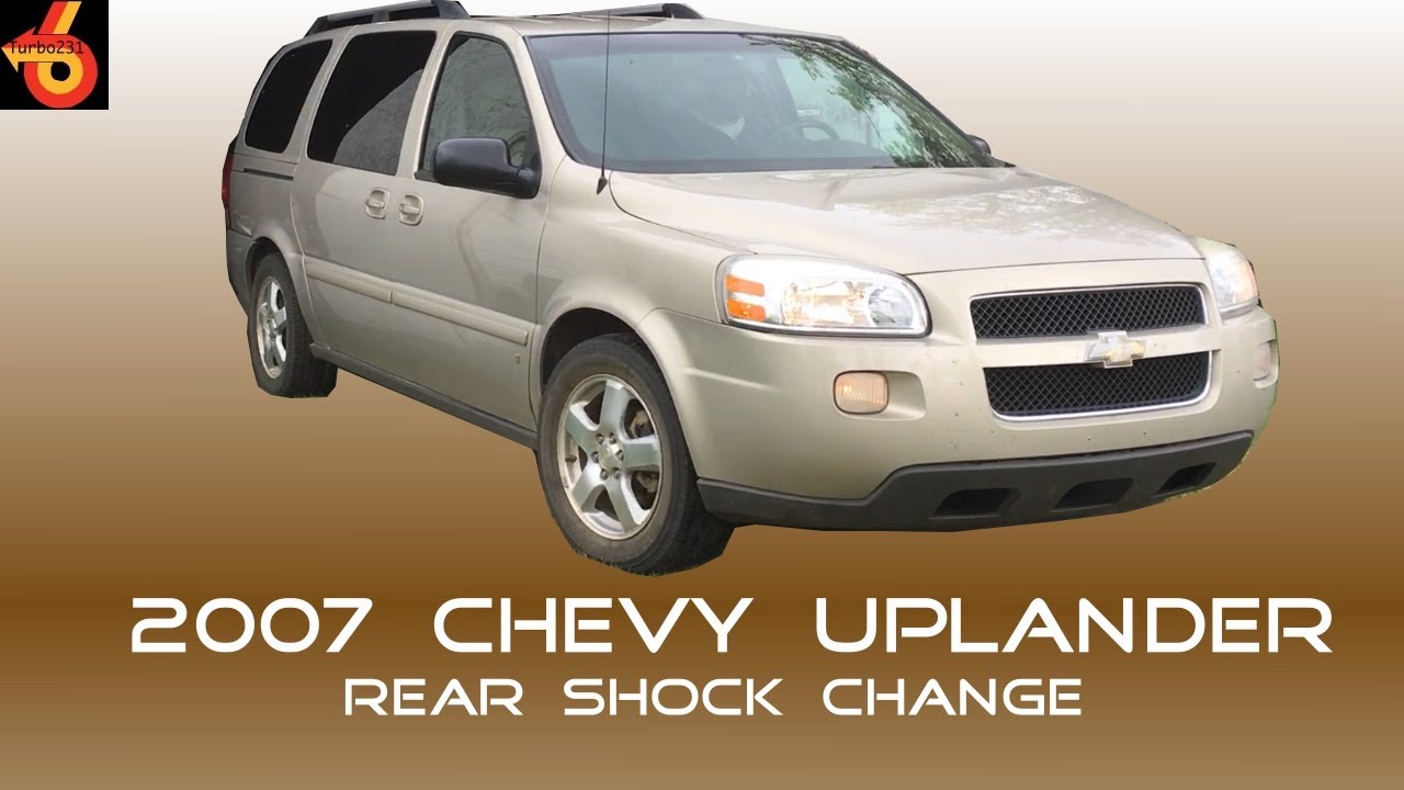 2007 Chevy Uplander - How to Change the Rear Shocks