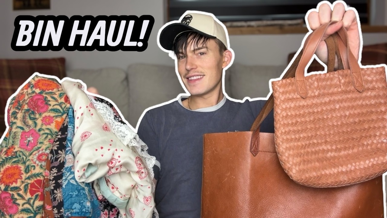 HUGE Goodwill Bins Thrift Haul to Resell on Poshmark & eBay! Designer Finds!