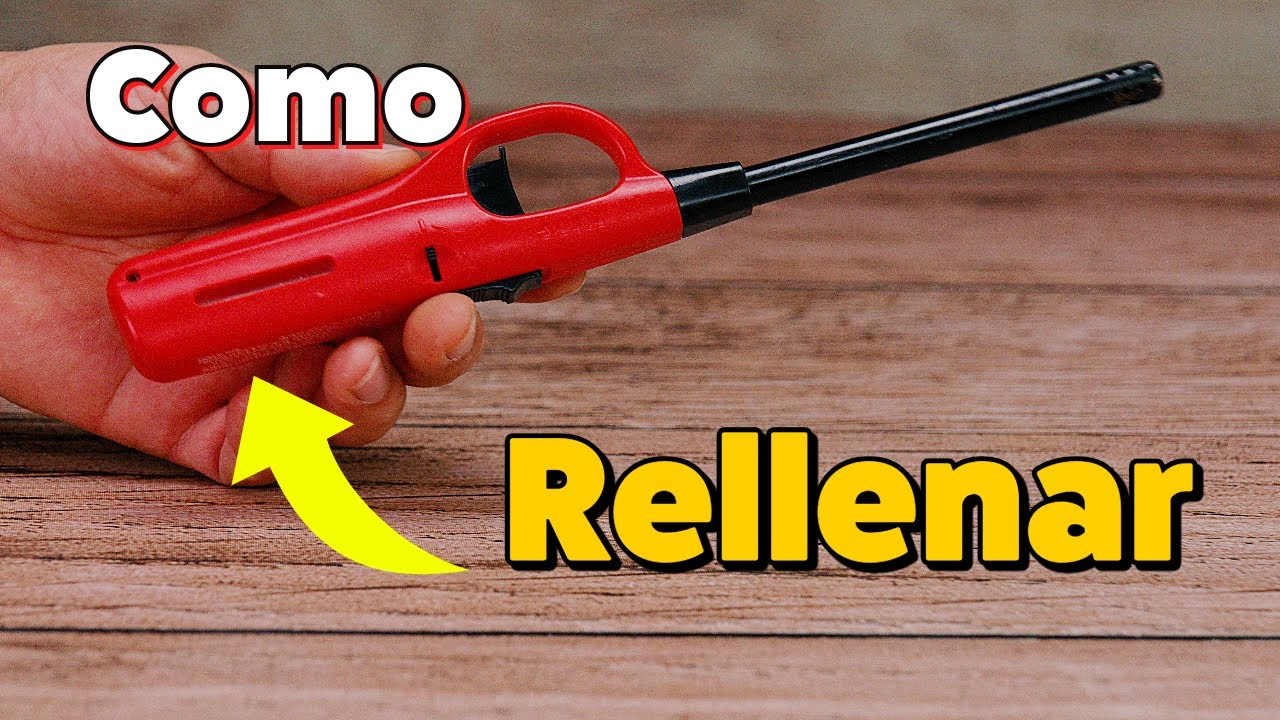 Como rellenar Encendedor Utilitario Facil Simple