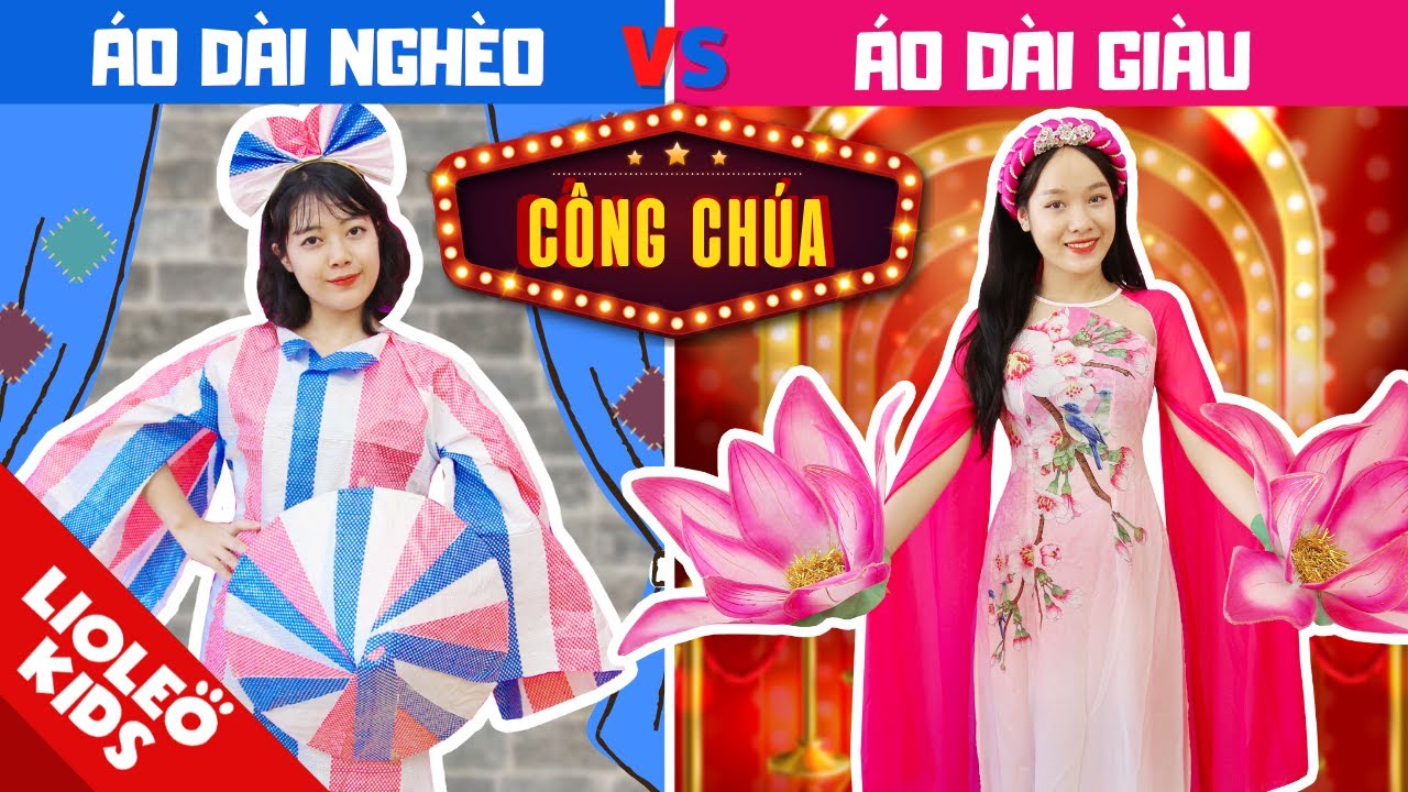 CÔNG CHÚA TÀI NĂNG GIÀU vs NGHÈO - Thiết kế thời trang áo dài từ BẠT CHỐNG NẮNG! Ai sẽ là quán quân?