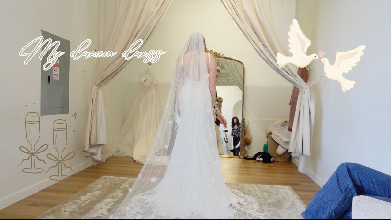 ВЛОГ о поиске свадебного платья моей мечты! 🤍🥂💍👰🏼&zwj;♀️✨