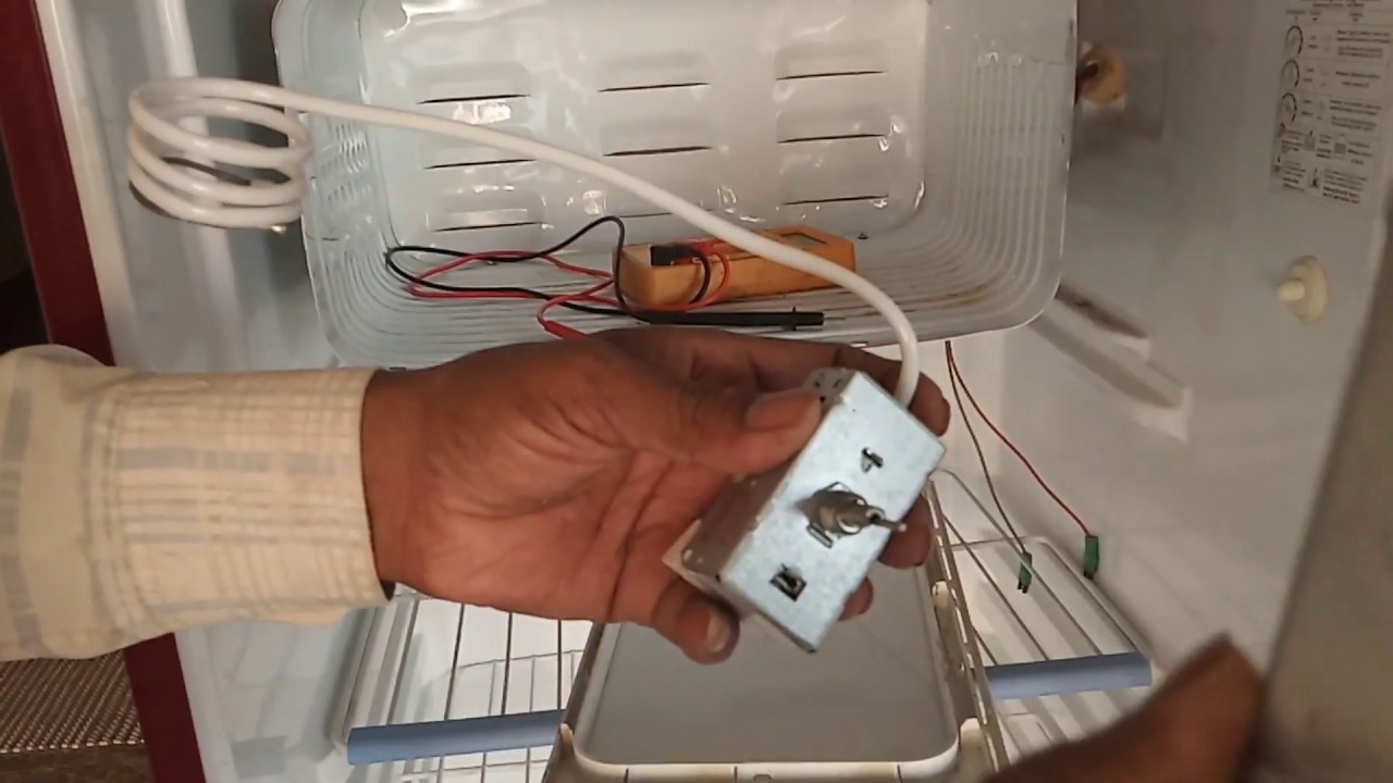 Refrigerator thermostate work in telugu