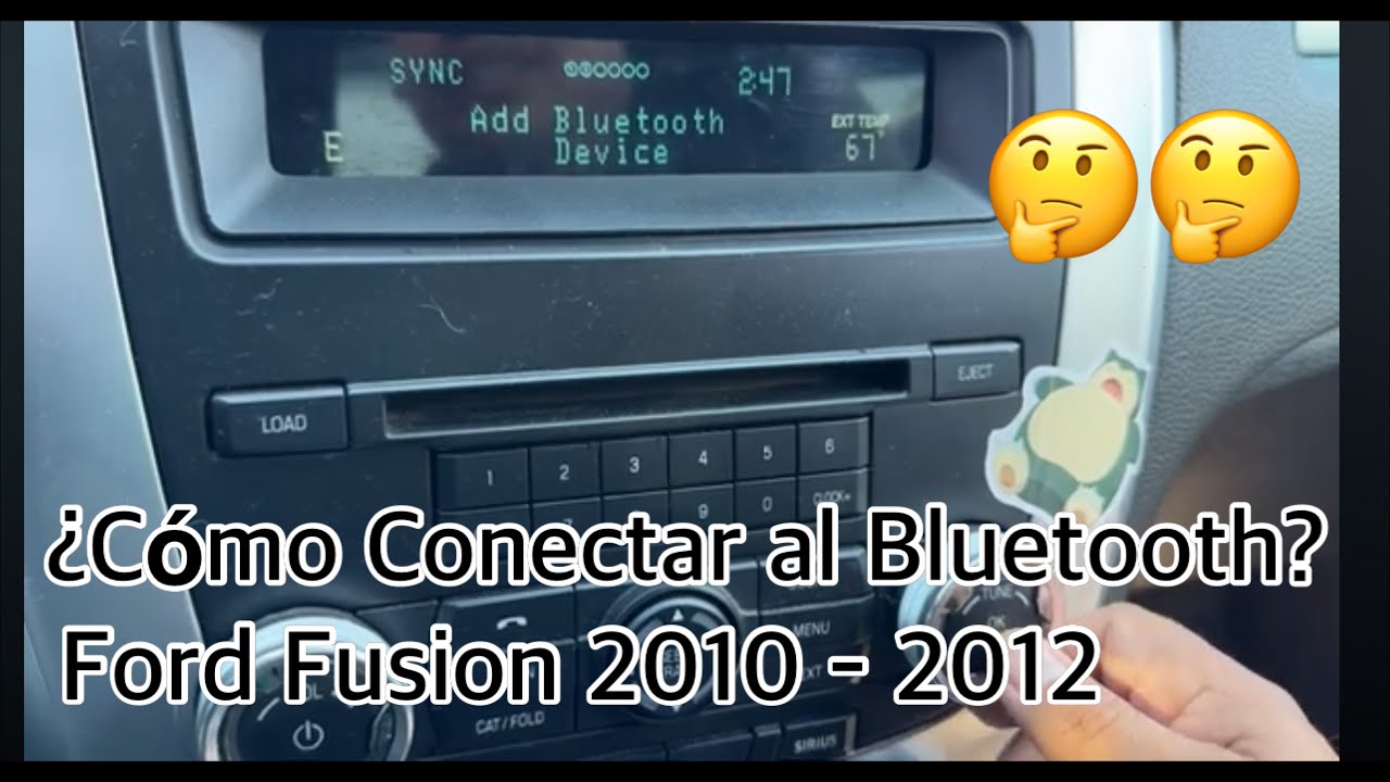 Как подключиться к Bluetooth на Ford Fusion 2010–2012 годов выпуска