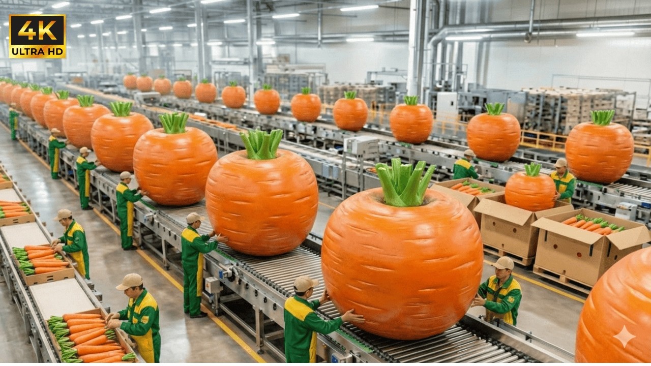 Watch Carrots Get Their Glow Up Its Amazing!
