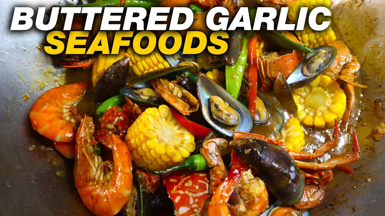 Buttered Garlic Seafoods | BEST EVER LUTONG BAHAY RECIPES