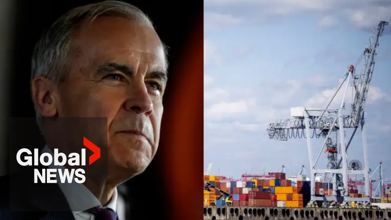 Carney breaks ground on Contrec&oelig;ur terminal expansion at Port of Montreal | FULL