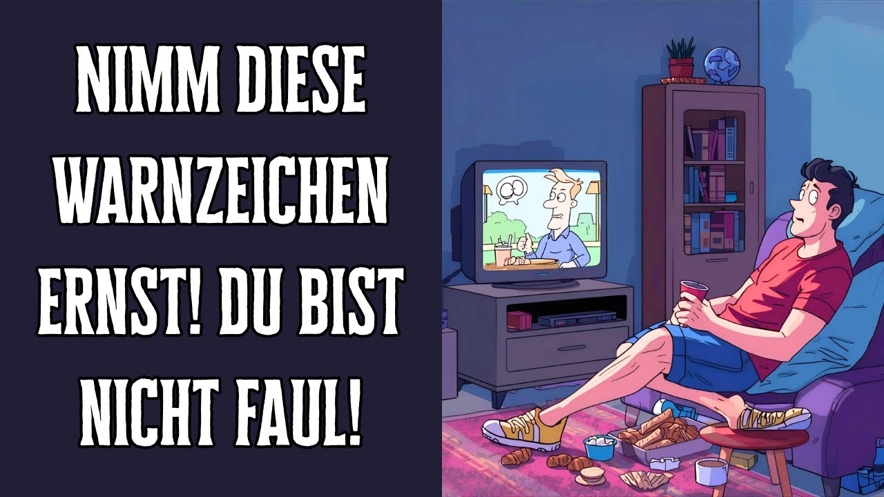 Nimm diese Warnzeichen ernst! Du bist nicht faul!