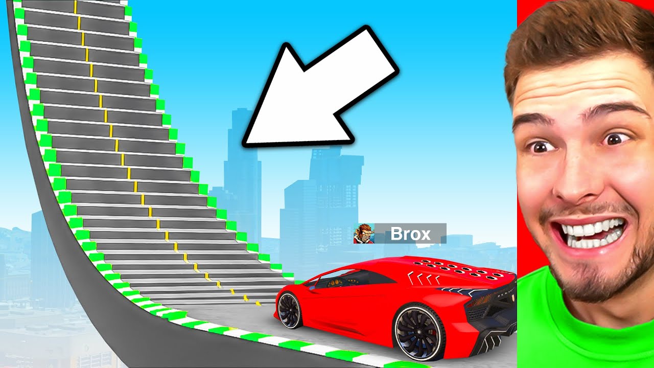 AUTOS vs. VERR&Uuml;CKTE TREPPEN CHALLENGE! (GTA 5)