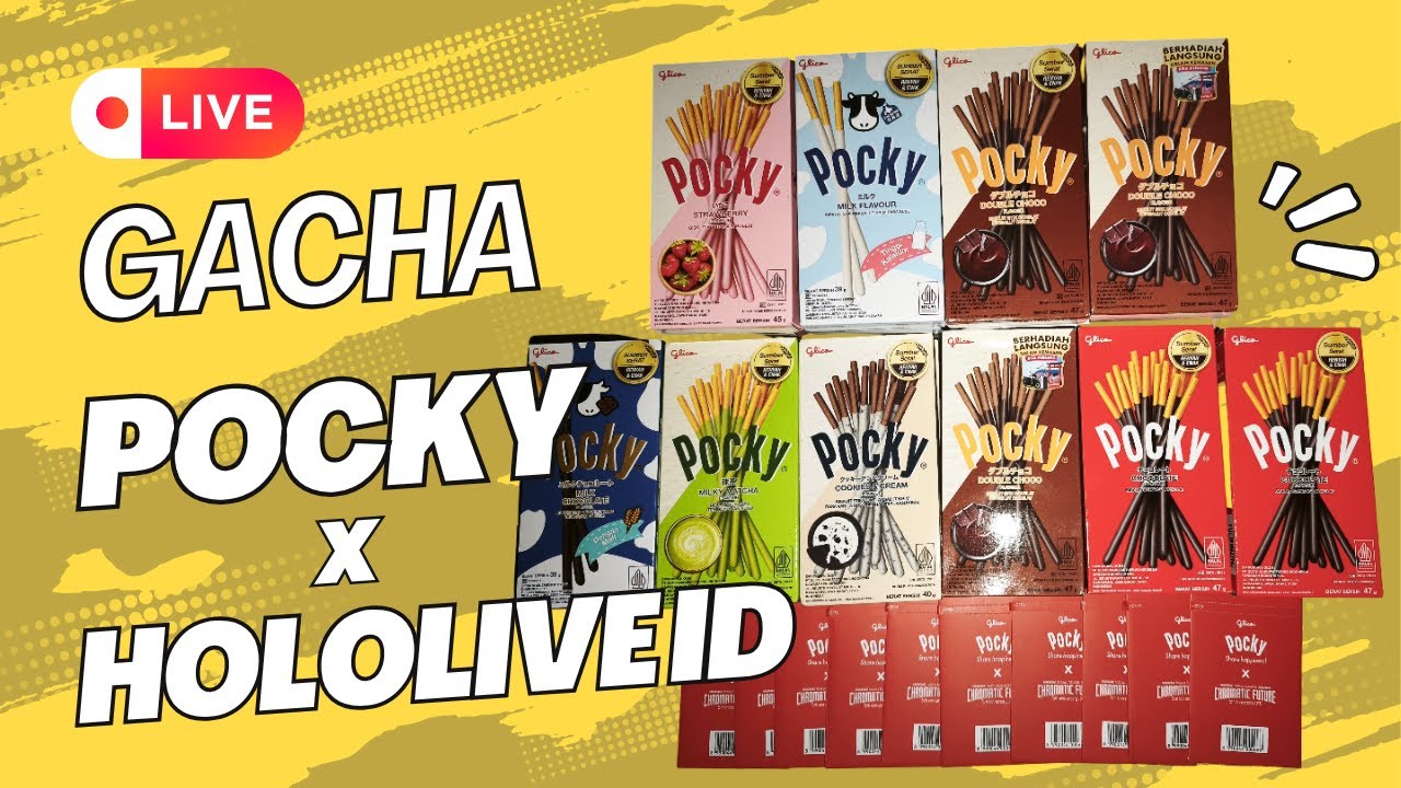 Dapet semua gak nih? Gacha Pocky x Hololive ID