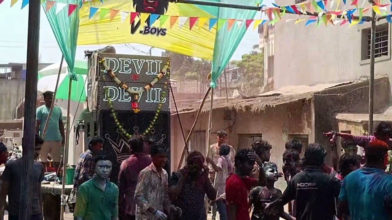 Devil Audio Teggin Galli Vadgaon Rang Panchmi 2025 Belgaum Holi 2025 #djset #soundsystem #holi2025