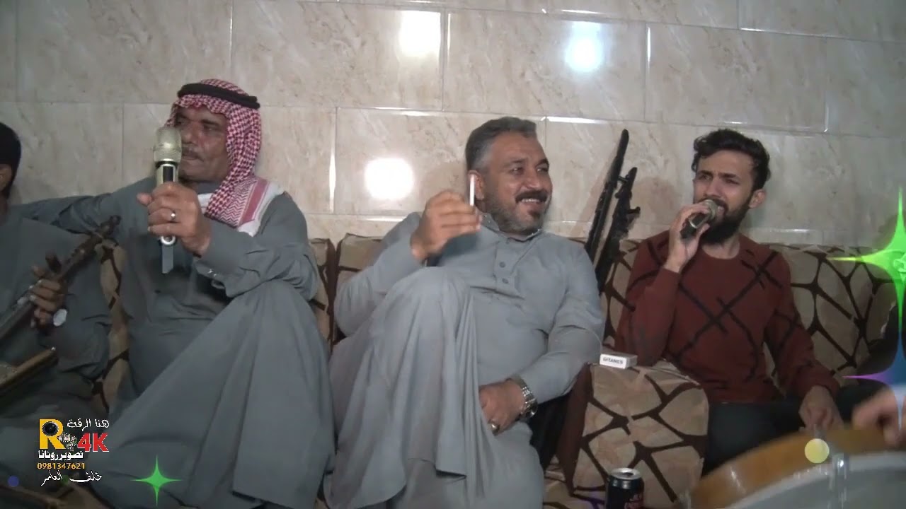 جديد.محاورة بين الفنان ملك اليتيم والفنان حمود المرادي.تصويرروتانا 0981347621