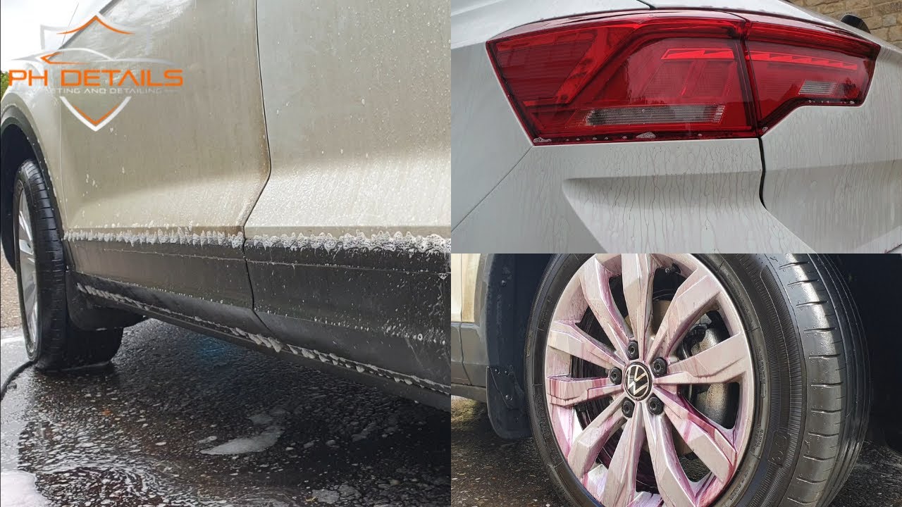 ASMR detail, satisfying first wash in 9 months and protection to this VW t-roc
