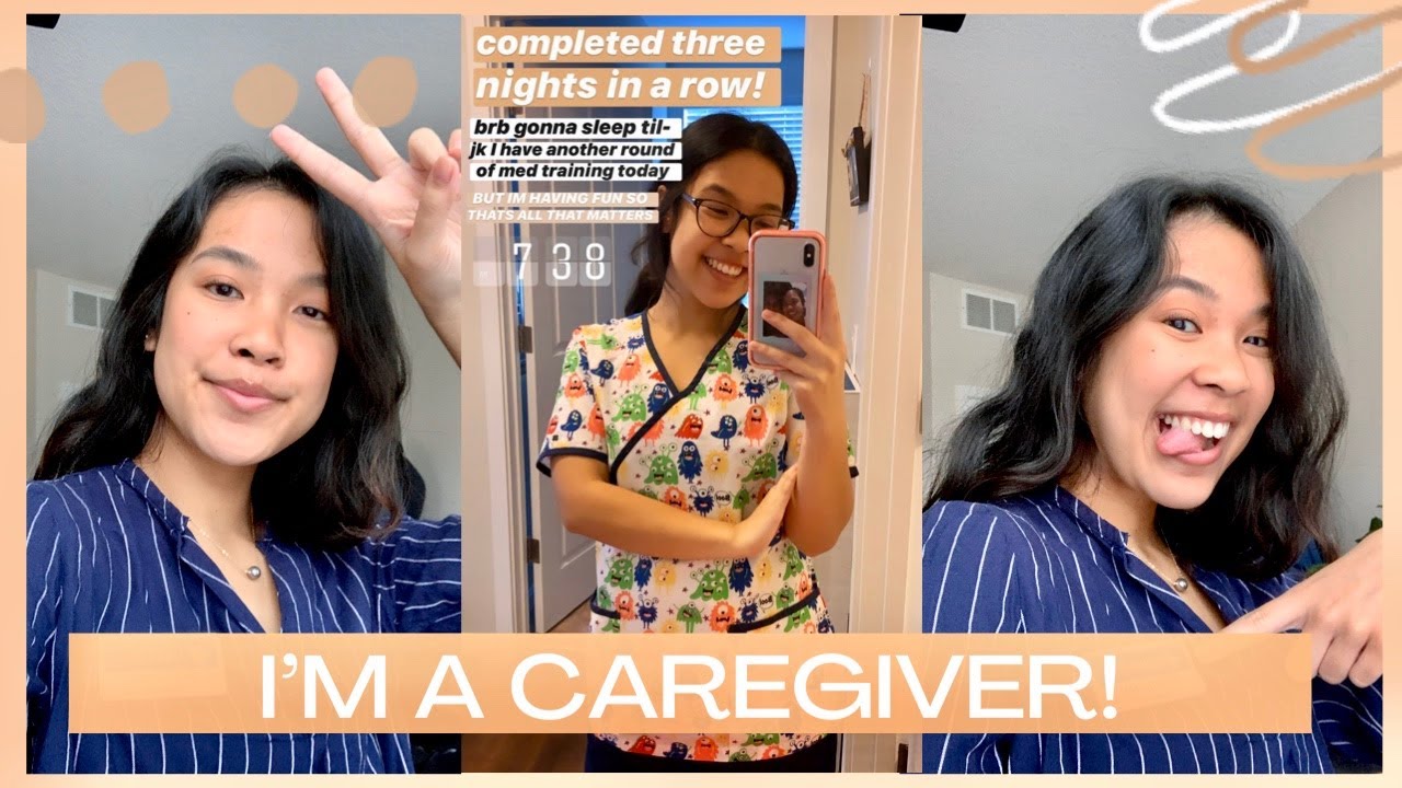 I'M A CAREGIVER- training, orientation, and night shifts!