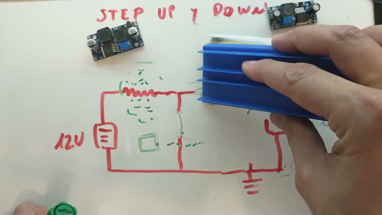 Fuente Dc-DC Step Up (Buck Converter) ¿Cómo funciona?