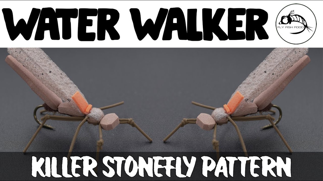 Fly Tying Tutorial: Water Walker Stonefly - The BEST Salmonfly?