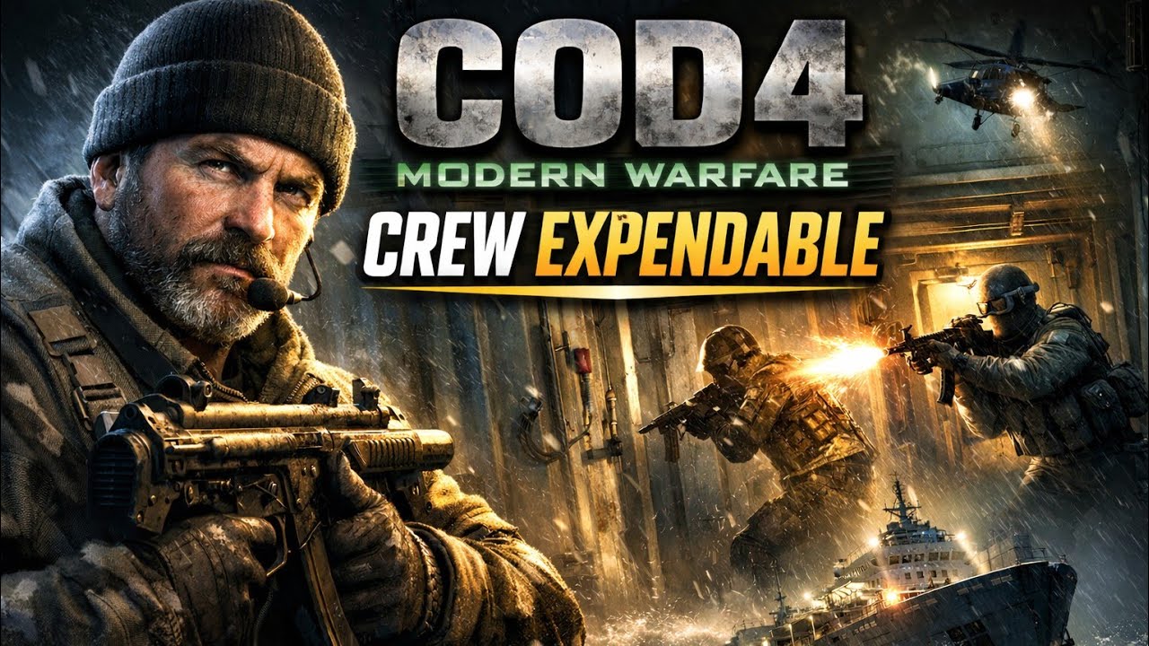 Storming The Cargo Ship! |COD4 Modern Warfare