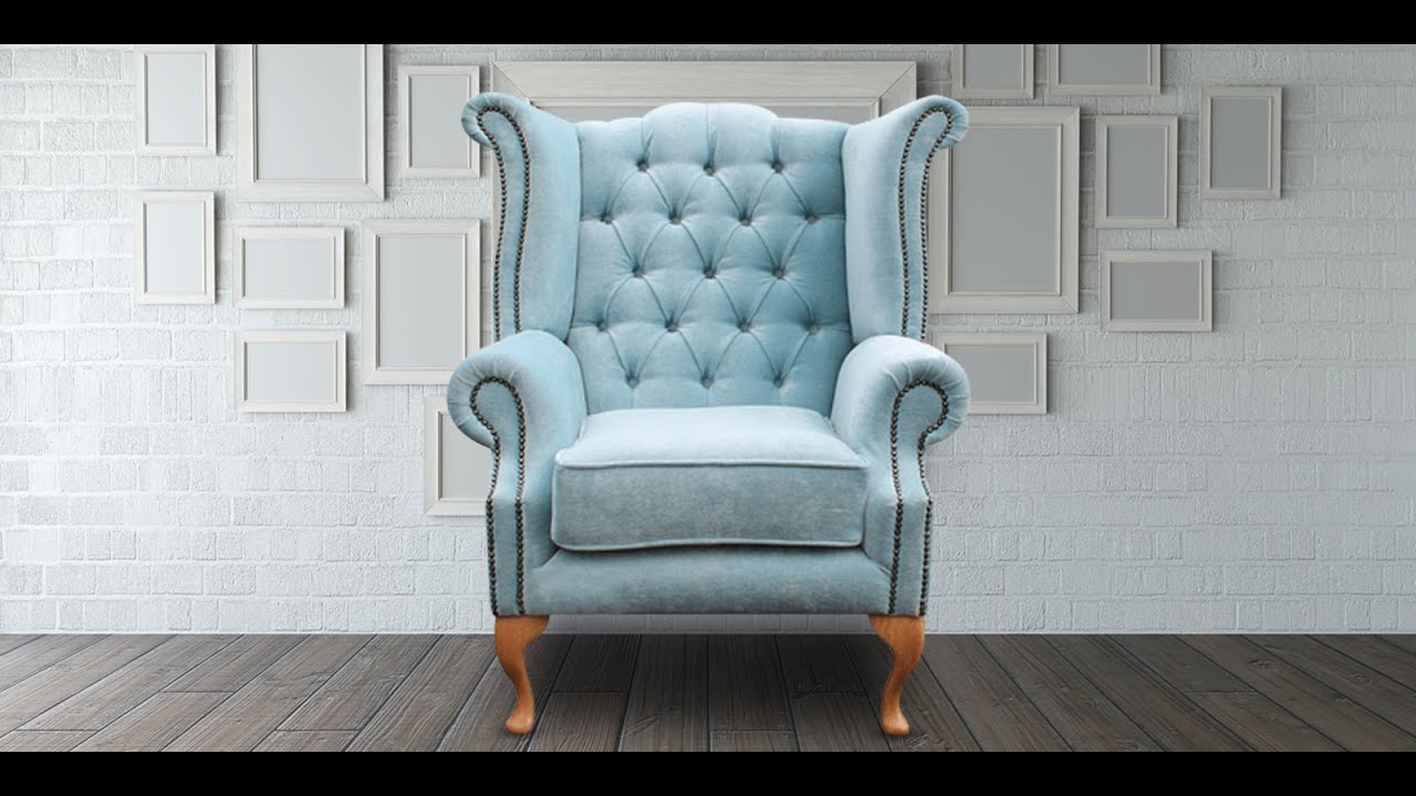 Luxurious High Back Wing Chair Manufacturing Process Step by Step