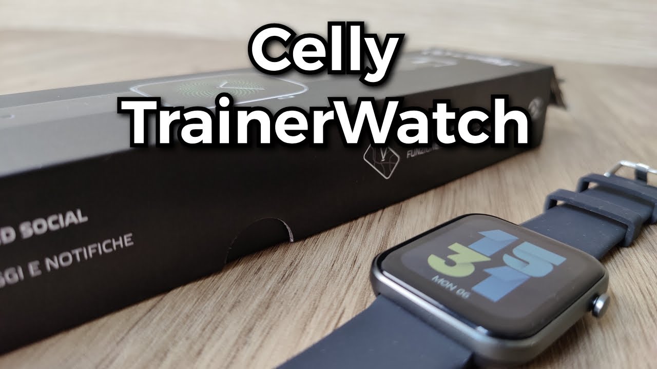 Celly TrainerWatch unboxing