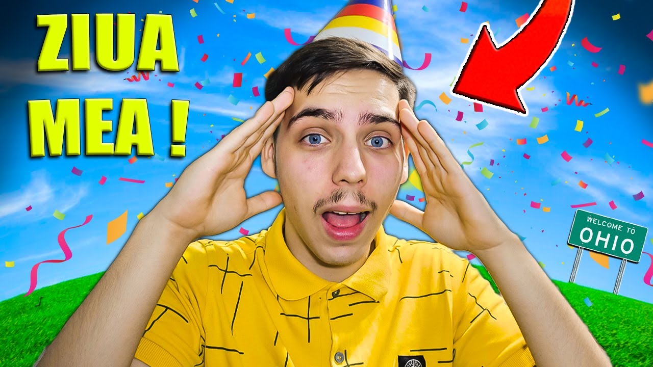 Astazi este ZIUA MEA 🥳