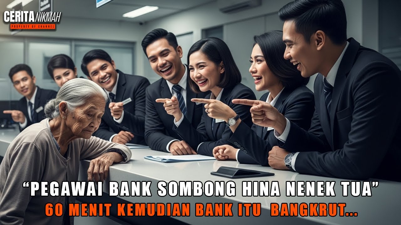 Nenek Lusuh Dihina di Bank Ketika Mau Ambil Uang, 60 Menit Kemudian Semua Pegawai Menangis