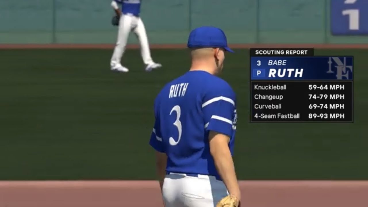 MLB25 Road to The Show Babe Ruth. Episode one. From High School to MLB Draft!!!