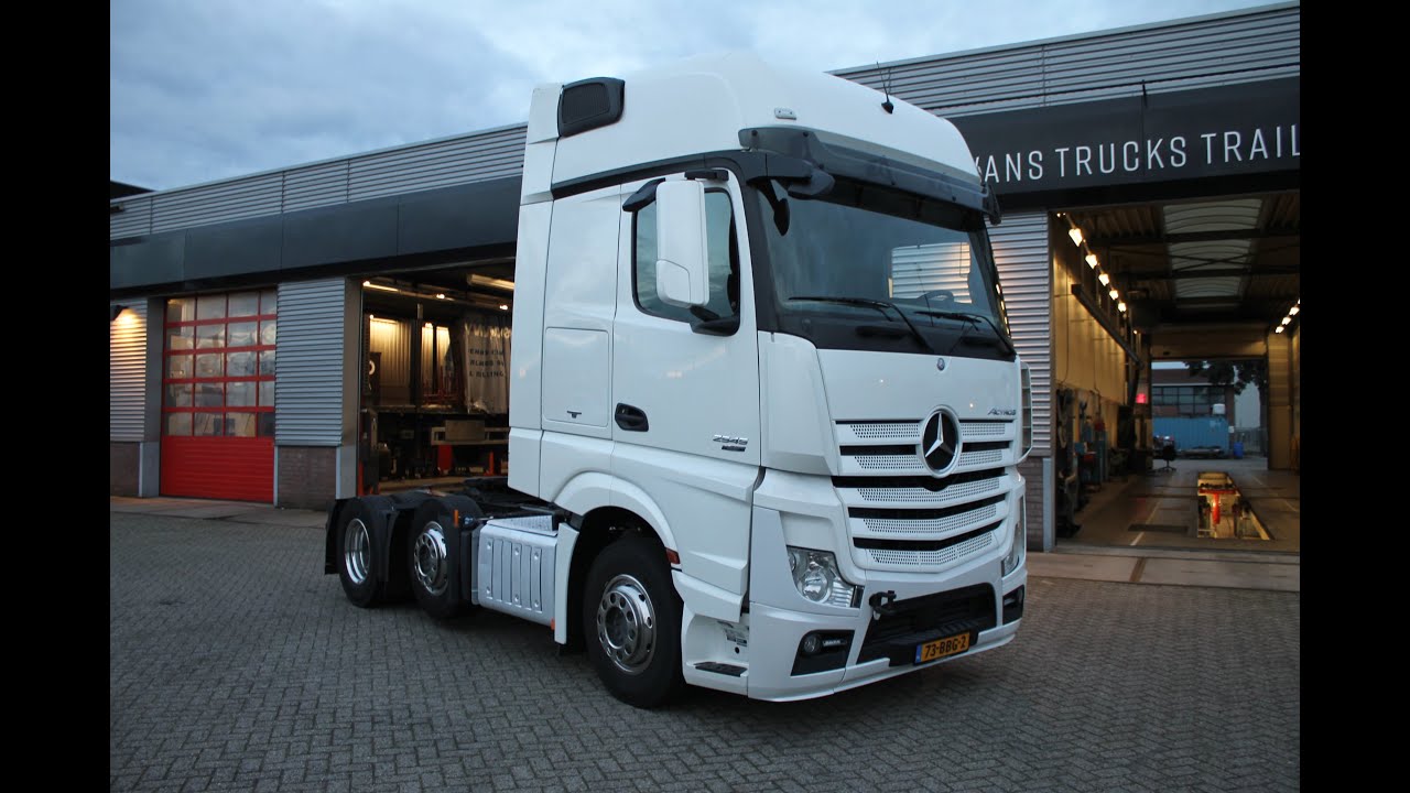 SOLD - MB Actros 2545, white, motor defect