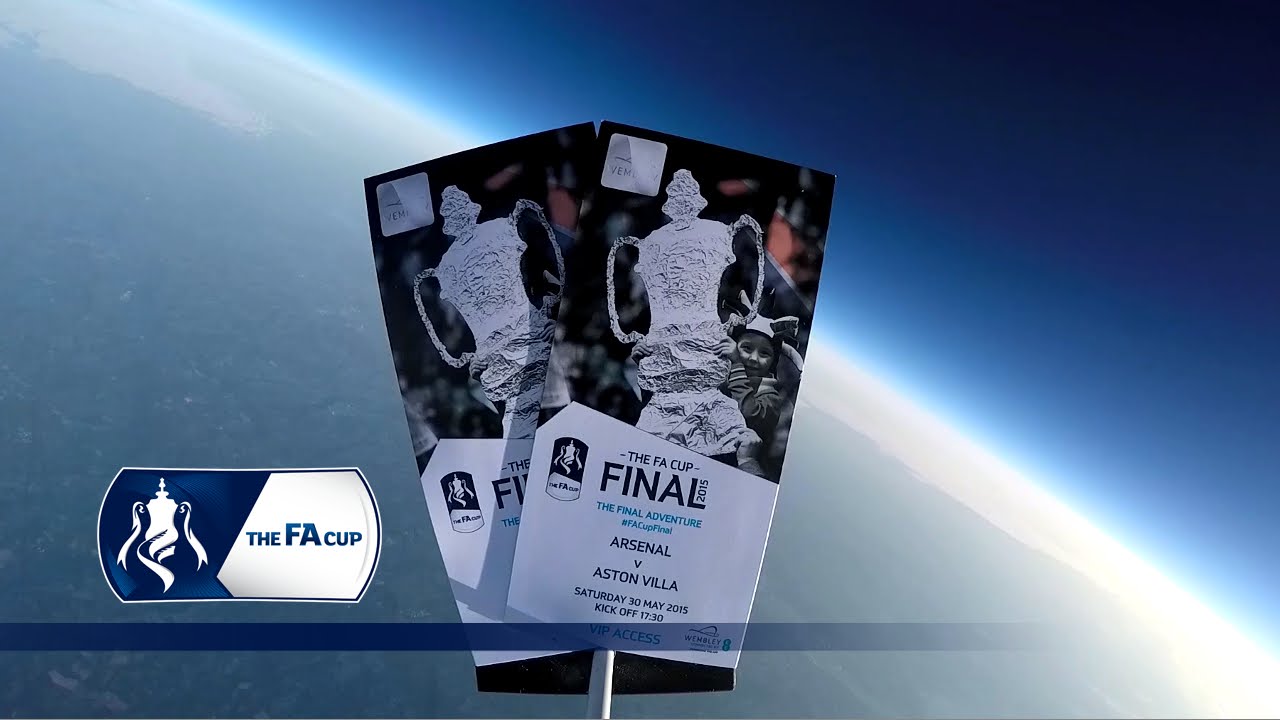 FA Cup Final tickets sent into space | FATV Exclusive