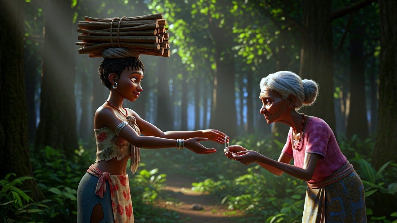 She helped an Old Woman in the Forbidden Forest—Then Received a Magical Bracelet