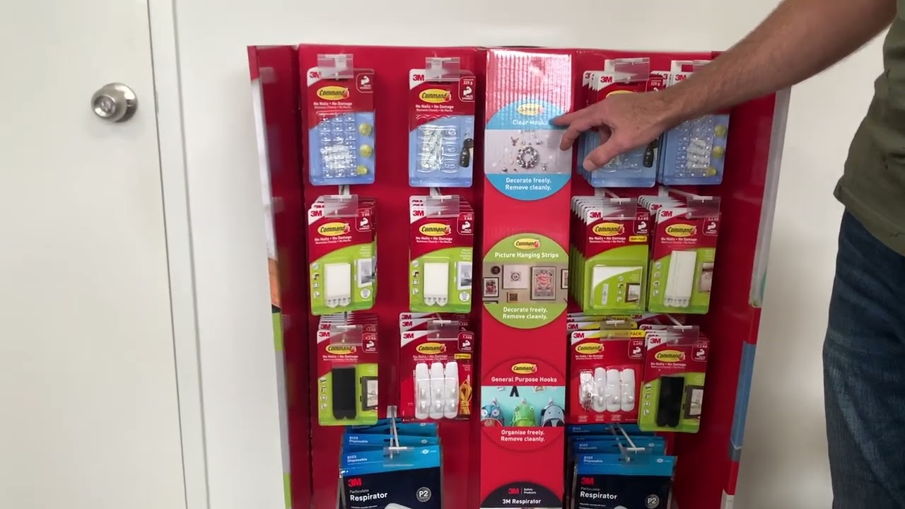 Cardboard display stand that is pre packed with product for retail stores