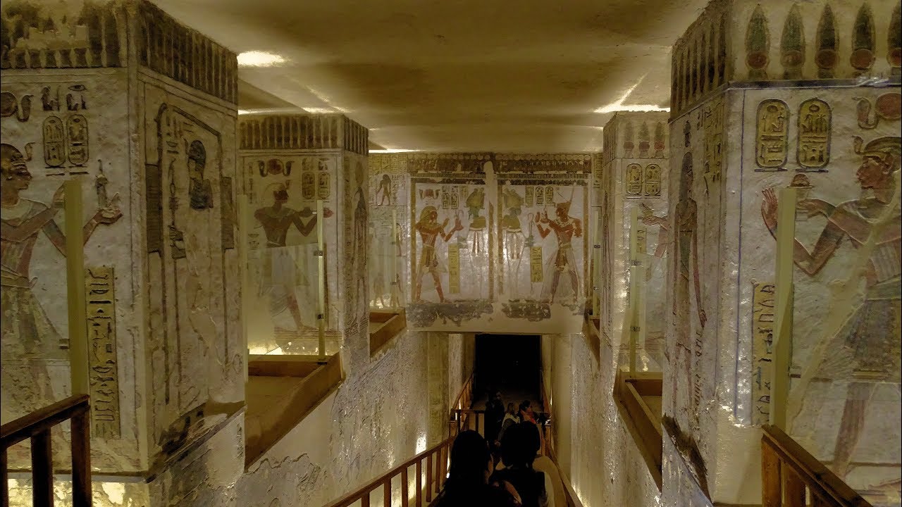The tomb of Ramses III in the Valley of the Kings Egypt