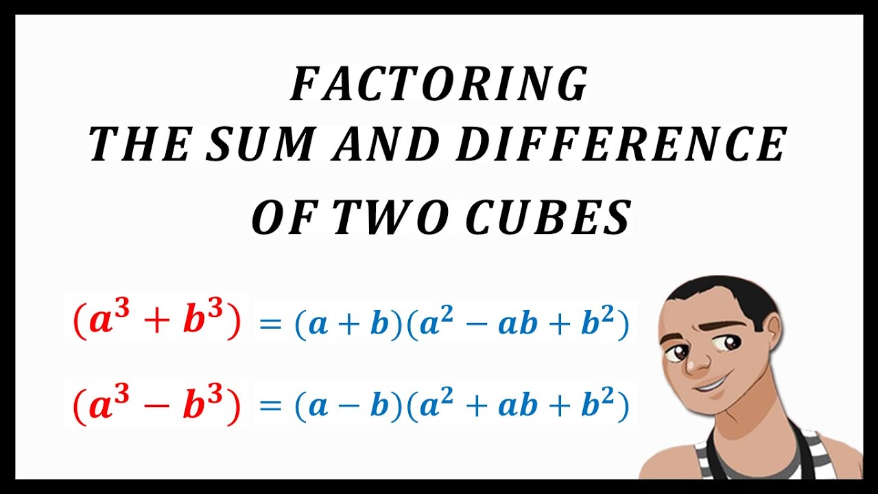 Factoring Sum and Difference of Two Cubes