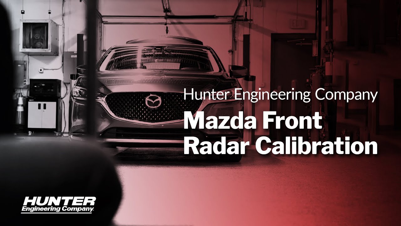 Калибровки ADAS: Калибровка переднего радара Mazda