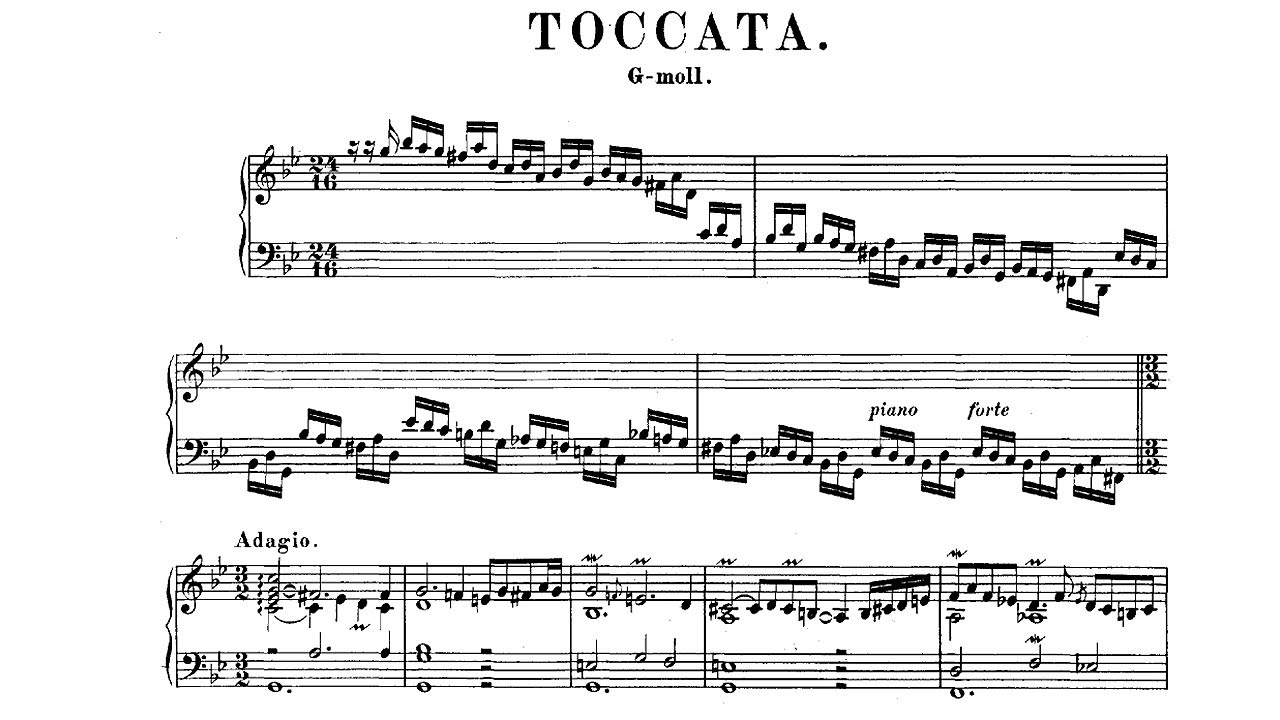 JS Bach: Toccata in G minor BWV 915 - Glenn Gould, 1979 - Columbia M 35831