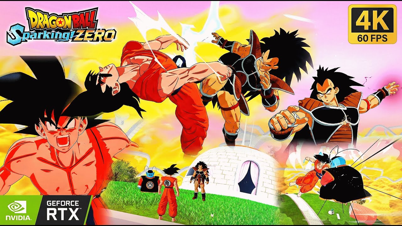 Goku vs Raditz & King Kai, Intense Battle, Dragon Ball Sparking Zero