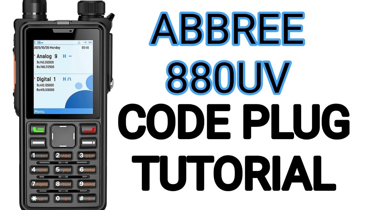 ABBREE 880UV DMR, код подключения с нуля