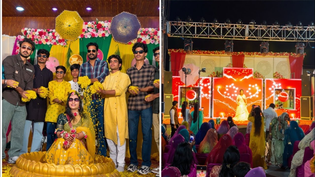 Kamwali bai ki haldi Mehandi 💛or mahila Sangeet 🕺
