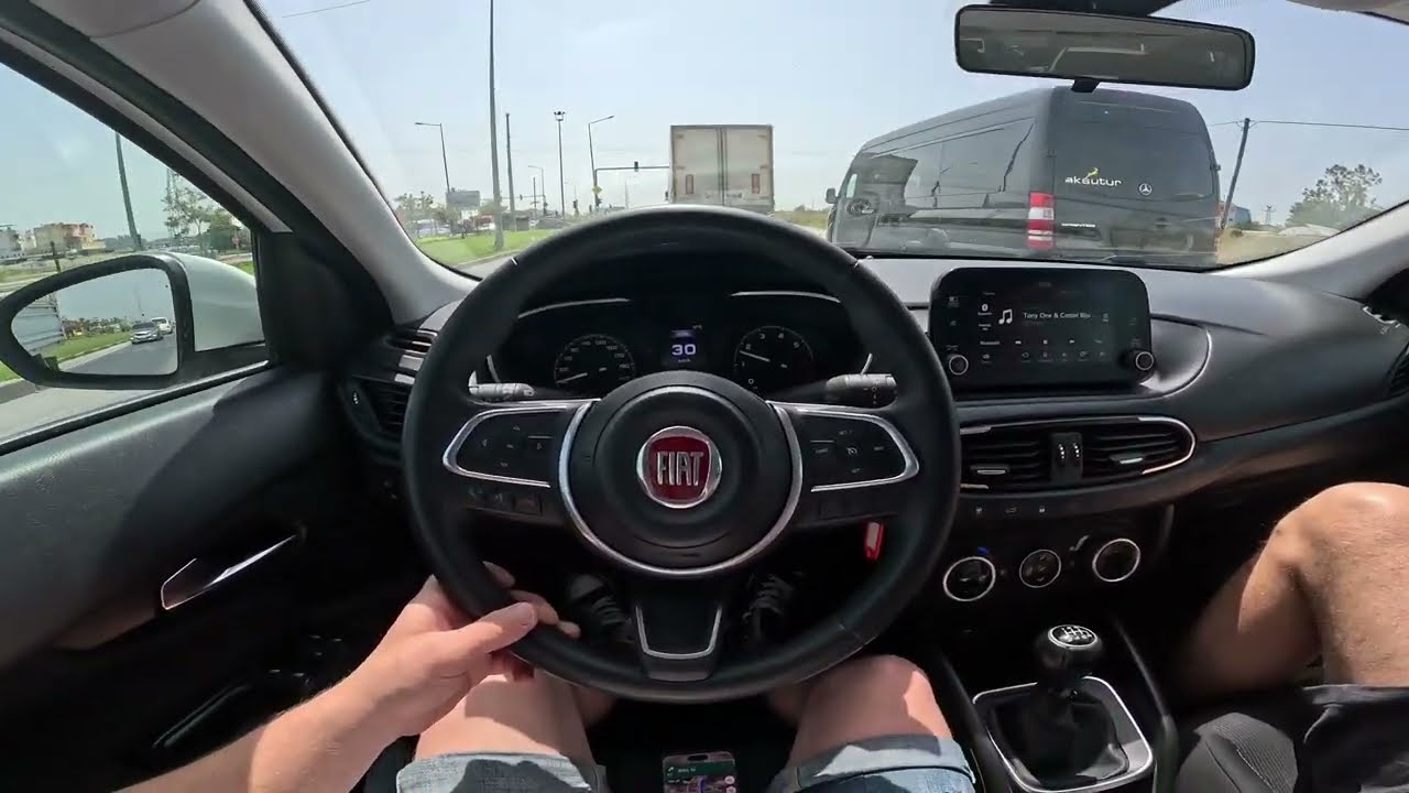 2021 Fiat Egea 1.4 Benzin 94HP – POV Topspeed Test Drive 4K | Go-Kart Feeling! #33